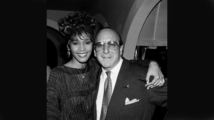 Clive Davis and Whitney Houston